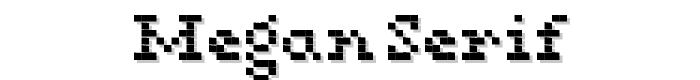Megan Serif font